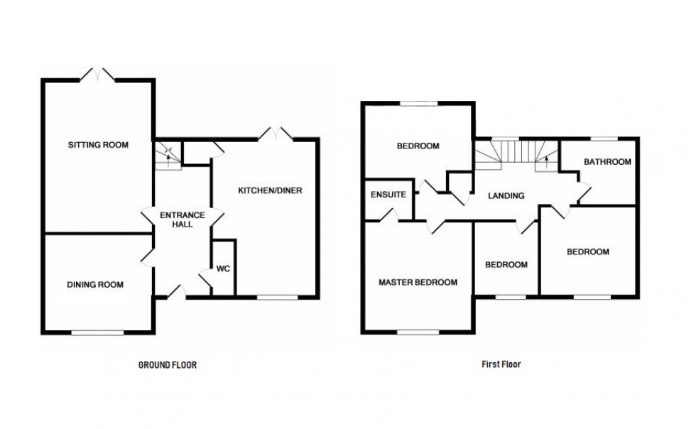 Floorplan for Jennings Drift, Kesgrave