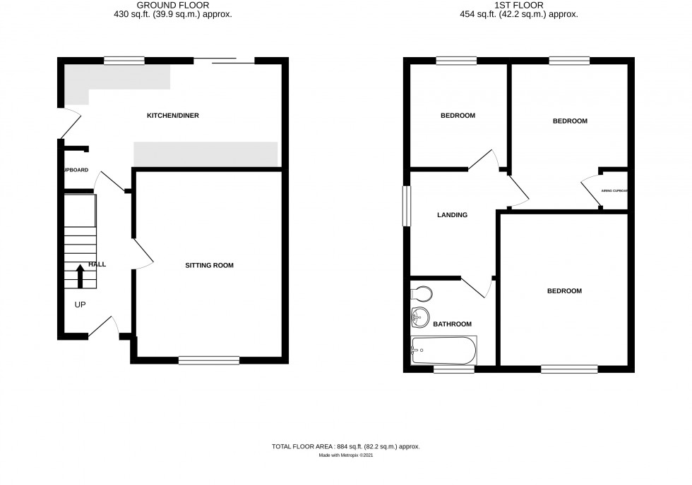 Floorplan for Birchcroft Road, Ipswich