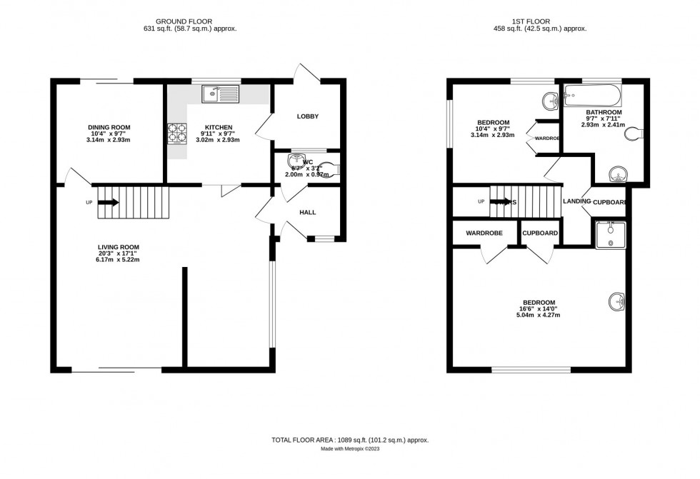 Floorplan for Holyrood Close, Ipswich