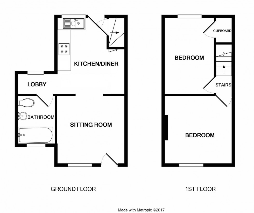 Floorplan for Tennyson Road, Ipswich